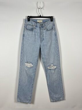 Madewell The Dad Jean 100% Cotton Button Fly Size 23 Inseam 29”‎